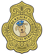 No whining Dog badge craft for Kids