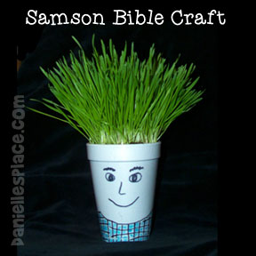 Samson with Grass Hair Craft