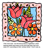 sunday school Creation Plants bible craft