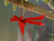 Sunday School Red Ribbon Bird Craft