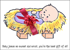 Baby Jesus Christmas Gift Craft