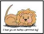 Lunchbox Notes Lion