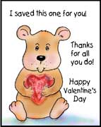 Bear Valentine's Day Card