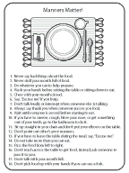 Manners Matters Sheet