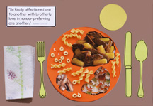 sunday school Setting Table Activity Sheet bible craft