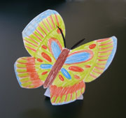 Paper Plate Butterfly Craft for Kids