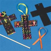 Scratch Art Cross Craft Kit