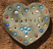 Heart-shaped Stepping Stone