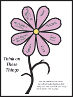 sunday school Cosmos Flower Activity Sheet bible craft