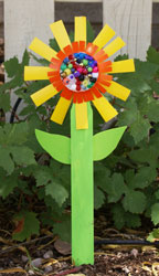sunday school Paper Cup Sunflower bible craft
