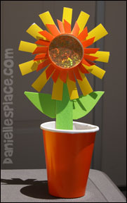 sunday school Sunflower Treat Cup bible Craft