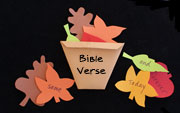 Fall Leaves Memory Verse Game