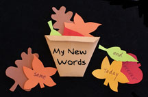 Basket Full of Leaves Paper Craft