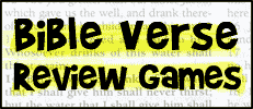 Bible Verse and lesson Review Games