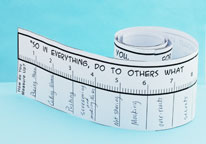 Sunday School The Golden Rule Ruler Bible Craft