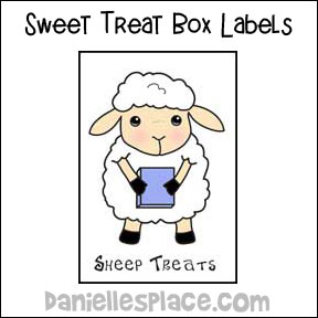sunday school sheep sweet treat gift box bible craft from www.daniellesplace.com