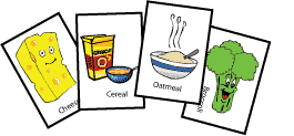 Food Pyramid Cards