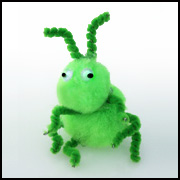 Grasshopper pompom Bible Craft for Kids