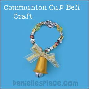 Communion Cup Christmas Bell Craft for Kids from www.daniellesplace.com