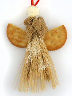 angel bird food ornament craft