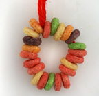 cereal christmas wreath ornament