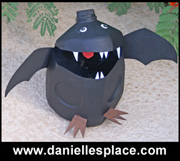 Bat Milk Jug Craft www.daniellesplace.com
