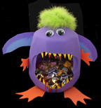 Monster Milk Jug Treat Container