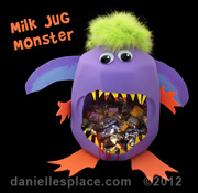 Milk jug monster