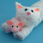 Sock Cat and Sock Mouse Craft for Kids