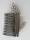 feather comb hair decoration