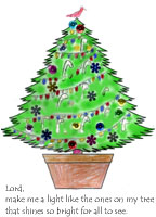 Christmas tree craft