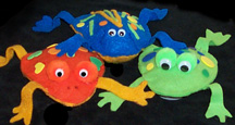 frog beanbag craft