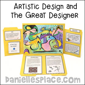 Creativity Folder - For Christian Art Lesson About Lines from www.daniellesplace.com