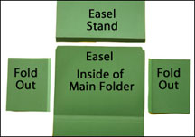 File folder easel stand www.daniellesplace.com