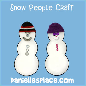 snow people craft