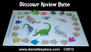 Dinosaur Review Game www.daniellesplace.com