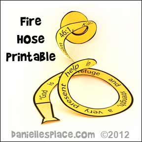 Fire Hose Printable www.daniellesplace.com