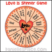 Love Is Spinner Game www.daniellesplace.com