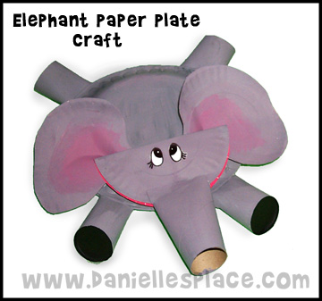 Paper Plate Elephant Craft Kids Can Make