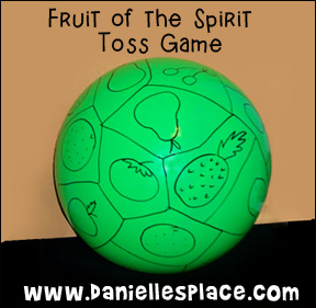 Fruit of the Spirit Toss Game www.daniellesplace.com