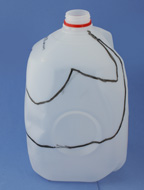 milk jug lamb diagram