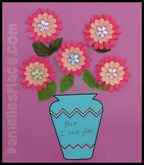 Mother's Day Vase and Flower Craft