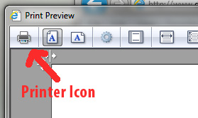 print icon