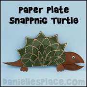 Snapping Turtle Craft www.daniellesplace.com