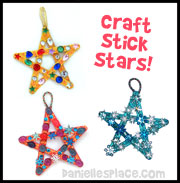 Craft Stick Christmas Star Ornament Craft for Kids from www.daniellesplace.com