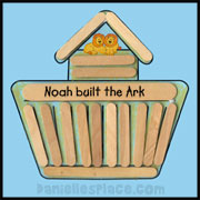 Noah's Ark Craft Stick Craft from www.daniellesplace.com
