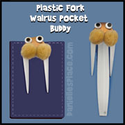 Walrus Pocket Buddy Craft from www.daniellesplace.com