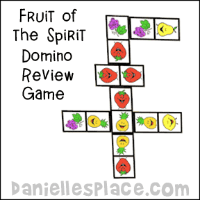Fruit of the Spirit Bible Game - Fruit of the Spirit Bible Review Game from www.daniellesplace.com