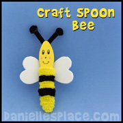 Bee Craft - Bee Craft Spoon Craft from www.daniellesplace.com