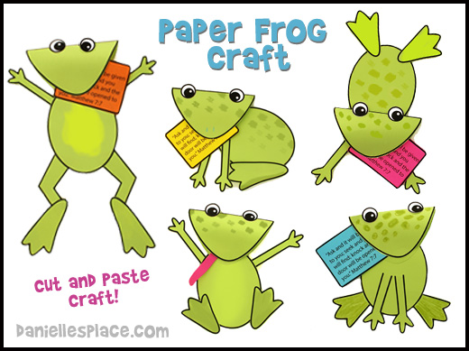 Paper Plate Frog Template & Sc 1 St Kool Kids Crafts